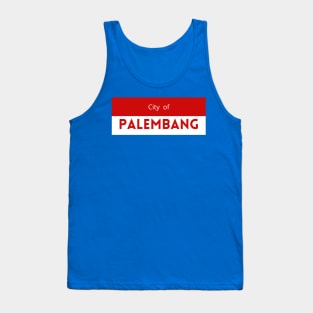 The City of Palembang in Indonesia Flag Tank Top